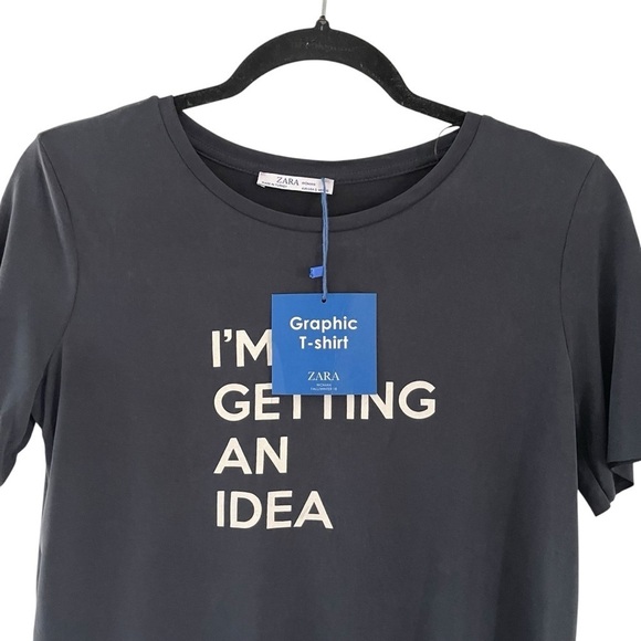 NWT Zara Woman Tee Shirt Size S - Picture 3 of 4